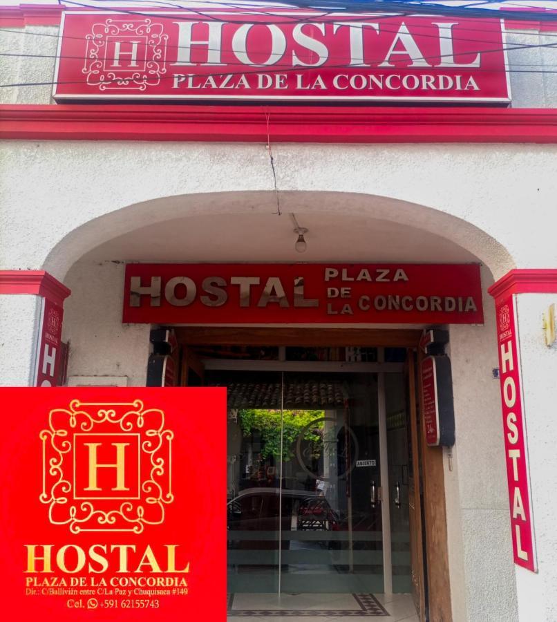 Hostal Plaza De La Concordia Hotel Santa Cruz de La Sierra Buitenkant foto