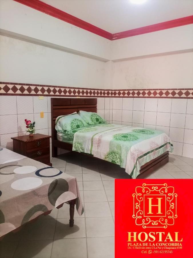 Hostal Plaza De La Concordia Hotel Santa Cruz de La Sierra Buitenkant foto